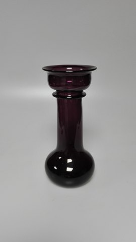 Violet farvet hyacintglas 1800-tallet