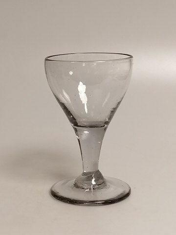 1800-tals vinglas grålig i glasmassen