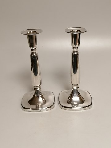 Et par Svenske lysestager af sølv