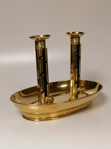 Brass office candlestick