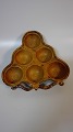 1800-tals æbleskivepande af lertøj