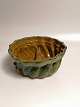 1800-tal grøn glaseret budding form