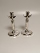 A pair of Swedish silver candlesticks
