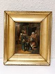 1800-tals maleri olie på blyplade
