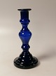 19th century candlestick in cobalt blue glass